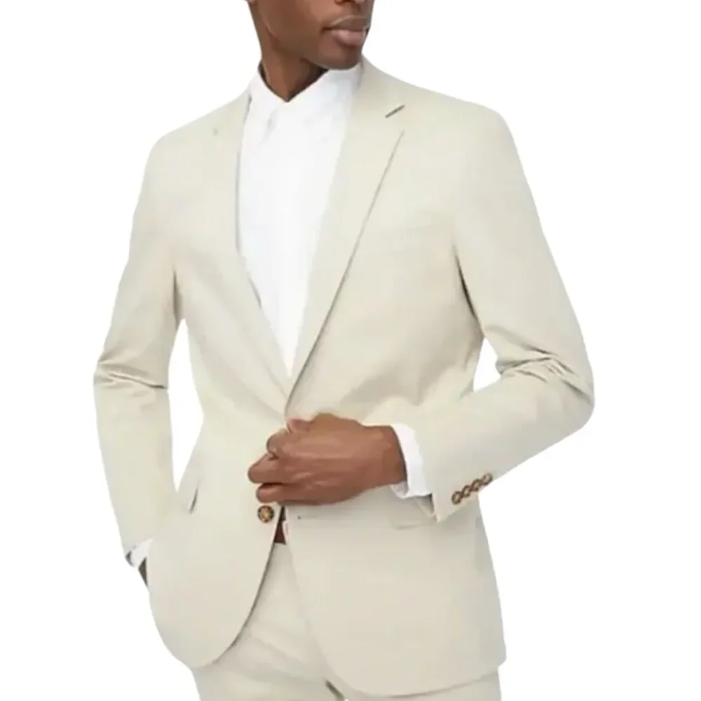 J Crew Men's 40L‎ Thompson Stretch Suit Jacket Stretch Chino Chic Preppy BA491